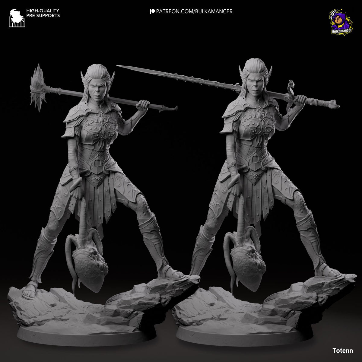 Lae'zel Figure - Baldur's Gate 3 - resin miniature view 6