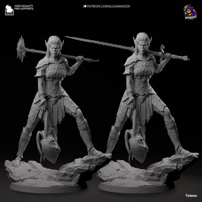 Lae'zel Figure - Baldur's Gate 3 - resin miniature view 6
