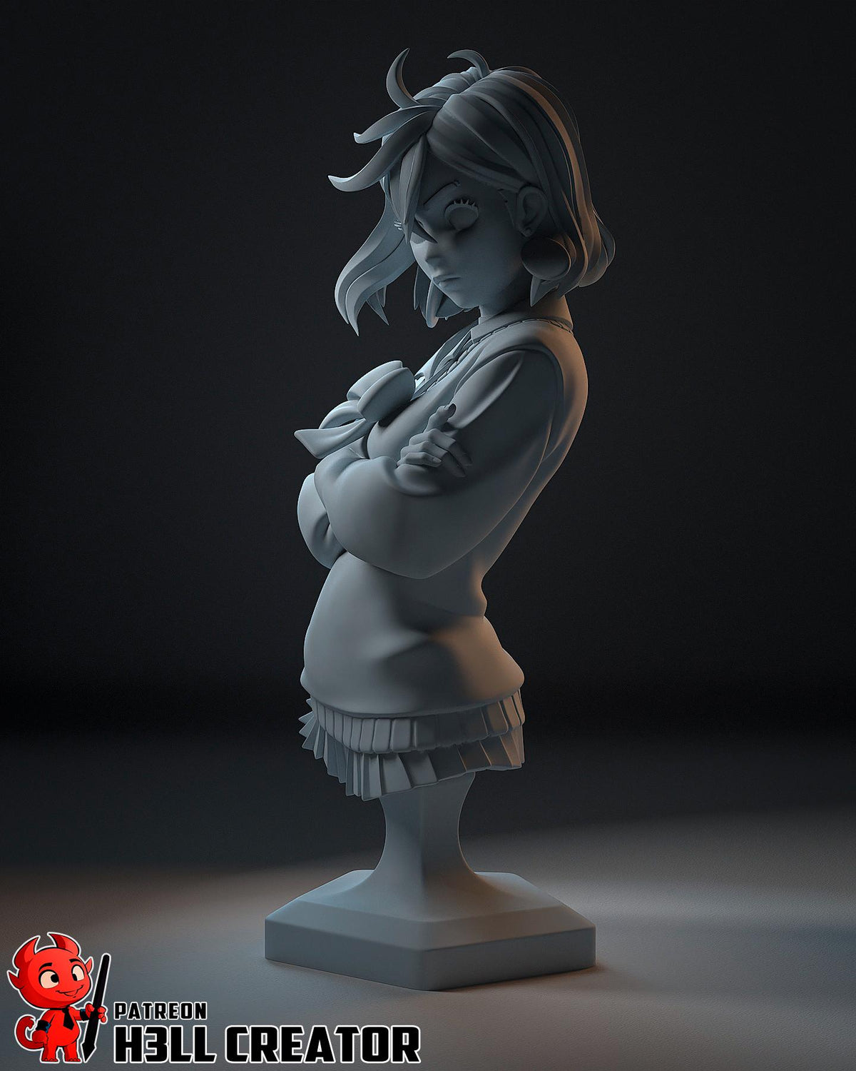 Momo Ayase DanDaDan Bust - resin miniature view 5