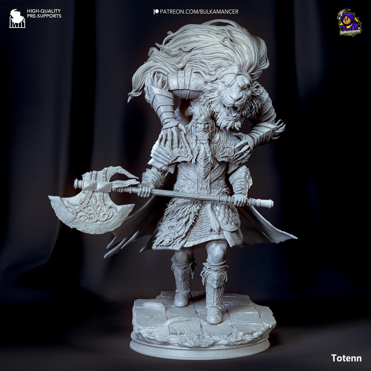 Godfrey Figure - Elden Ring - paintable tabletop miniature product view