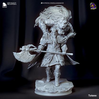 Godfrey Figure - Elden Ring - paintable tabletop miniature product view