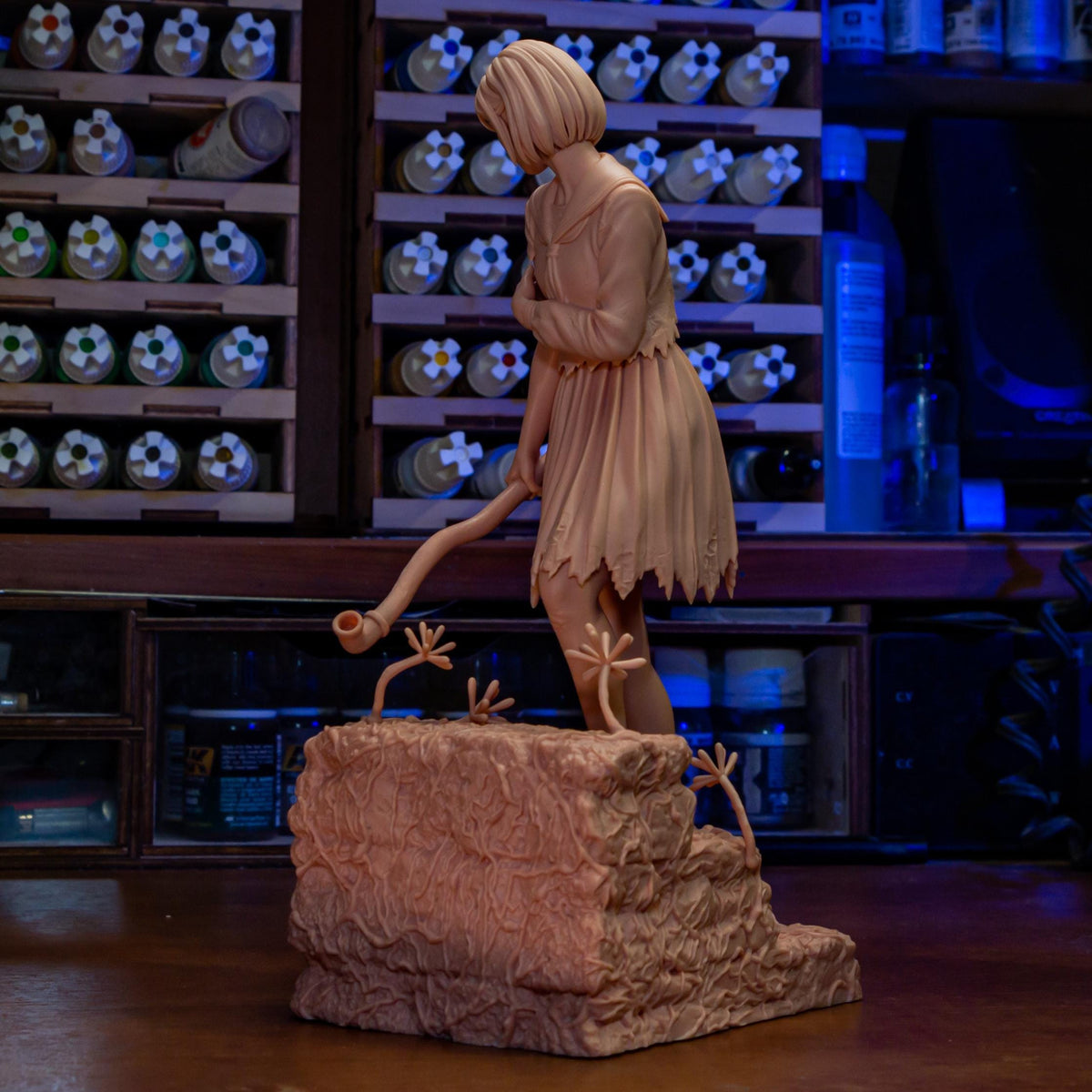 Hinako SIlent Hill f Figure - 3D printed miniature detail view