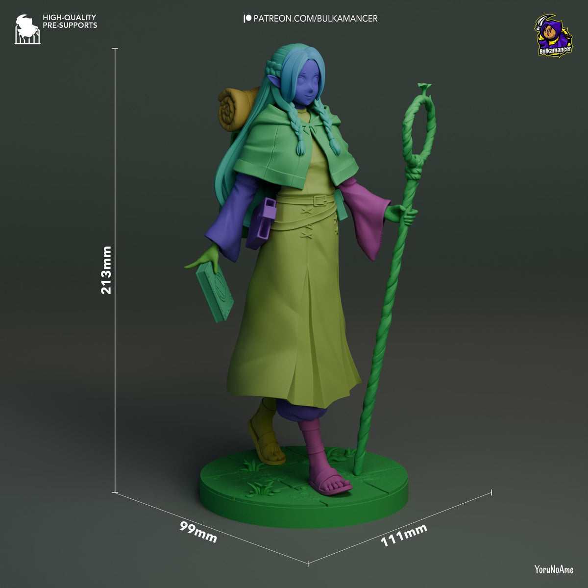 Marcille Figure - Delicious in Dungeon - resin miniature view 7