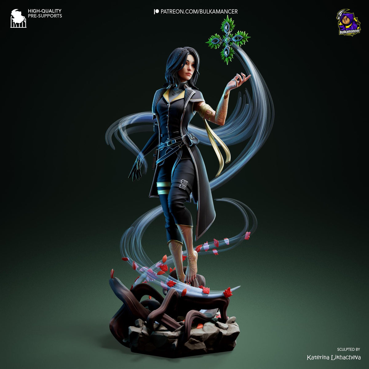 Lune Figure - Clair Obscur: Expedition 33 - resin tabletop miniature front view
