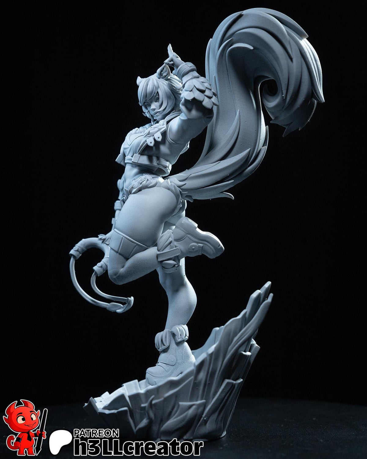 Squirrel Girl Figure - Marvel Rivals - resin miniature view 7