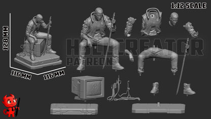 Male V Figure - Cyberpunk 2077 - resin miniature view 8