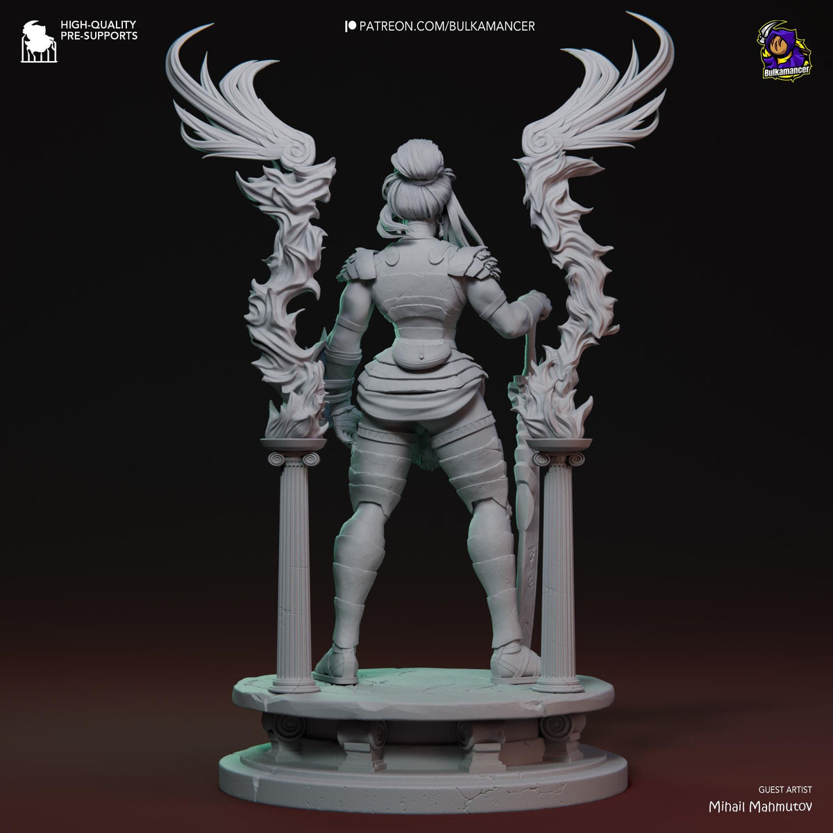 Nemesis Figure - Hades - resin miniature view 6