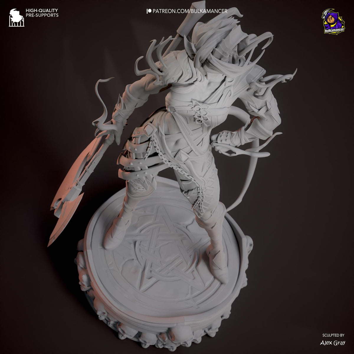 Karlach Figure - Baldur's Gate 3 - resin miniature view 6
