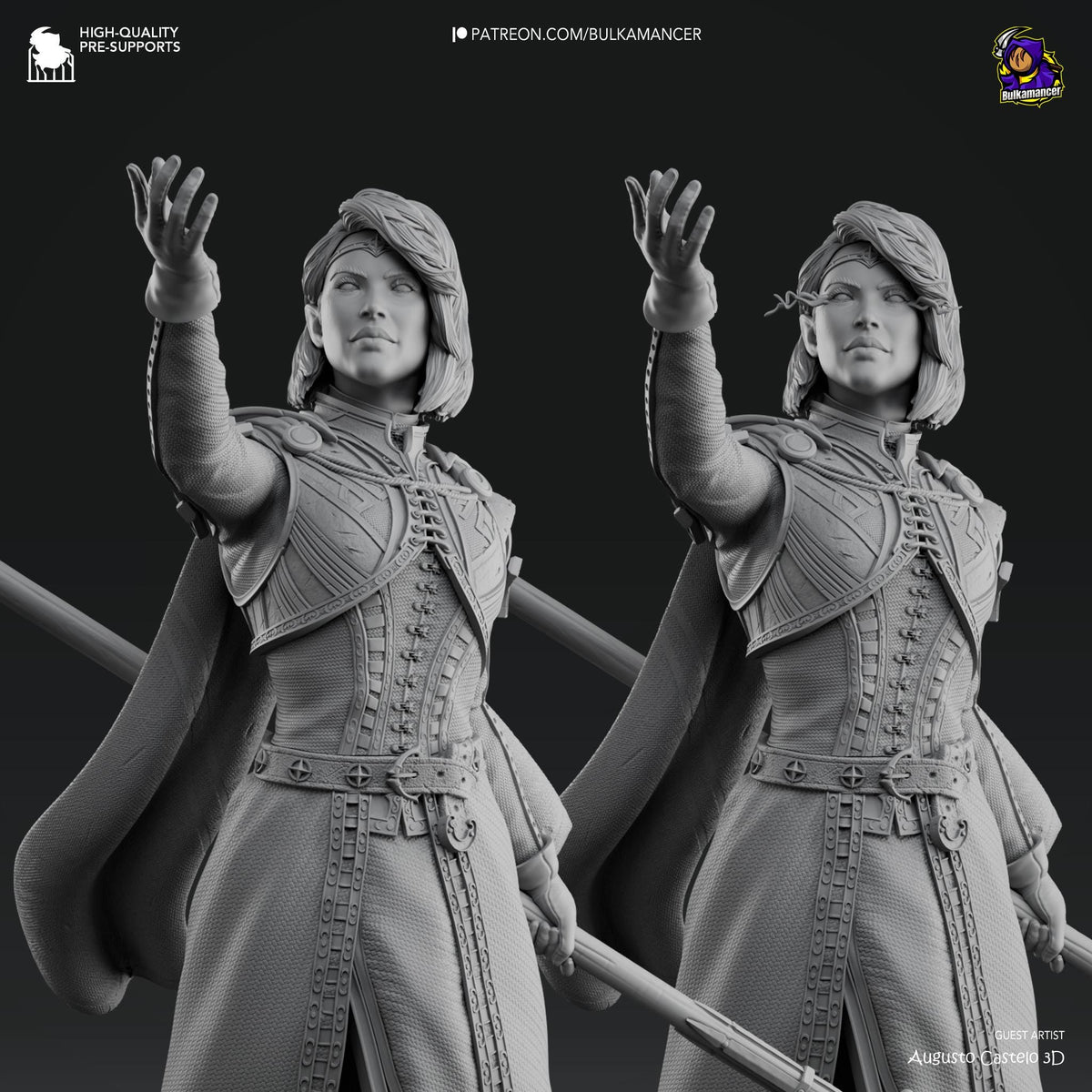 Isobel Figure - Baldur's Gate 3 - resin miniature view 6