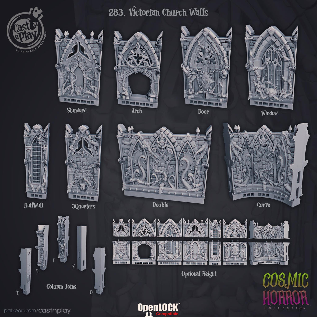 Terrain - resin tabletop miniature front view