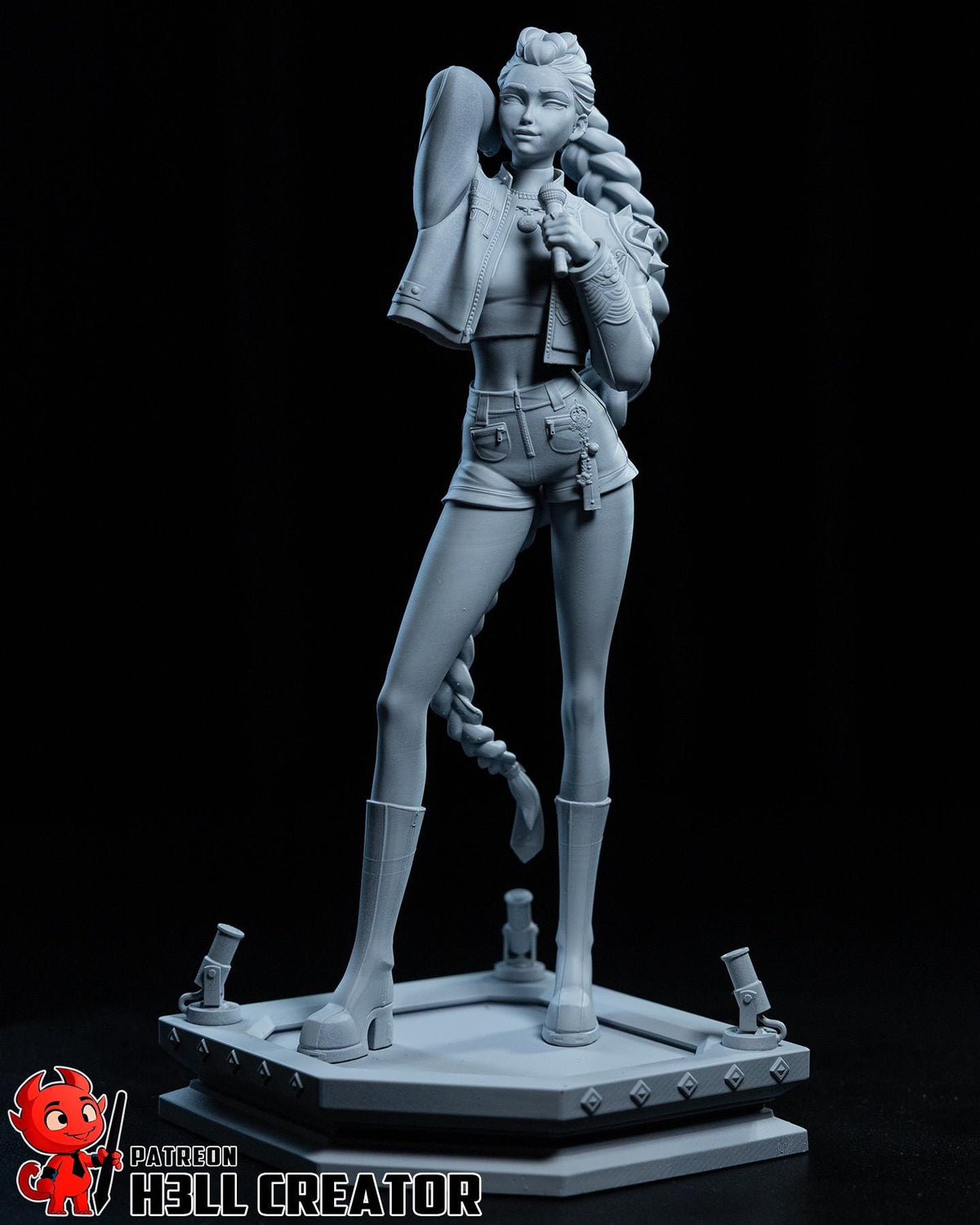 Rumi KPop Demon Hunters Figure - resin tabletop miniature front view