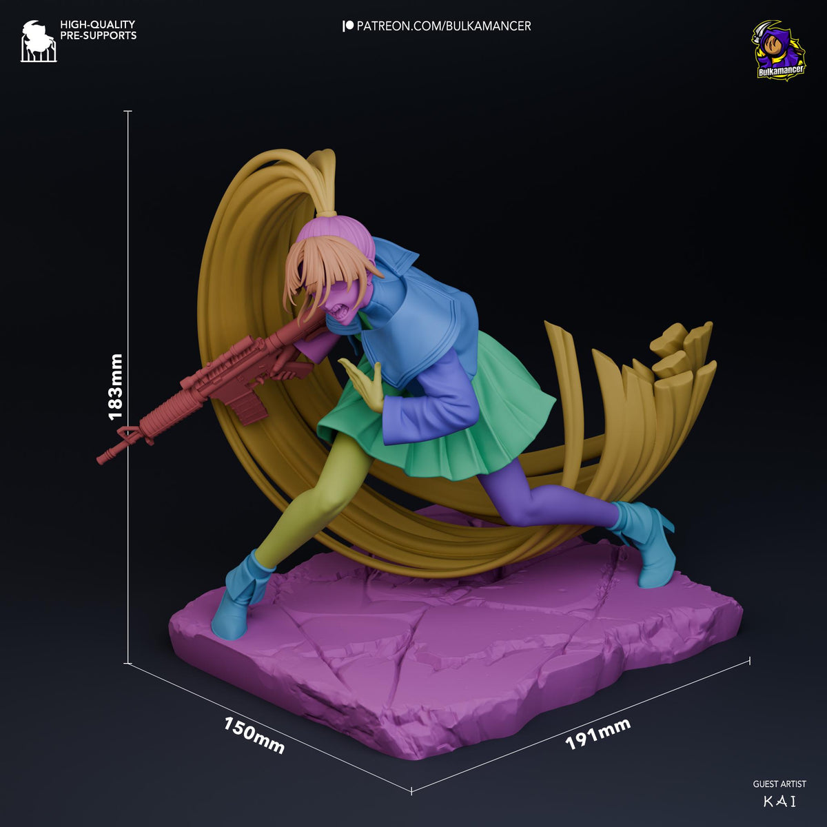 Naima Usseewa song by Ado Figure - resin miniature view 7
