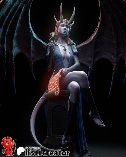 Mizora Figure - Baldur's Gate 3 - paintable tabletop miniature product view