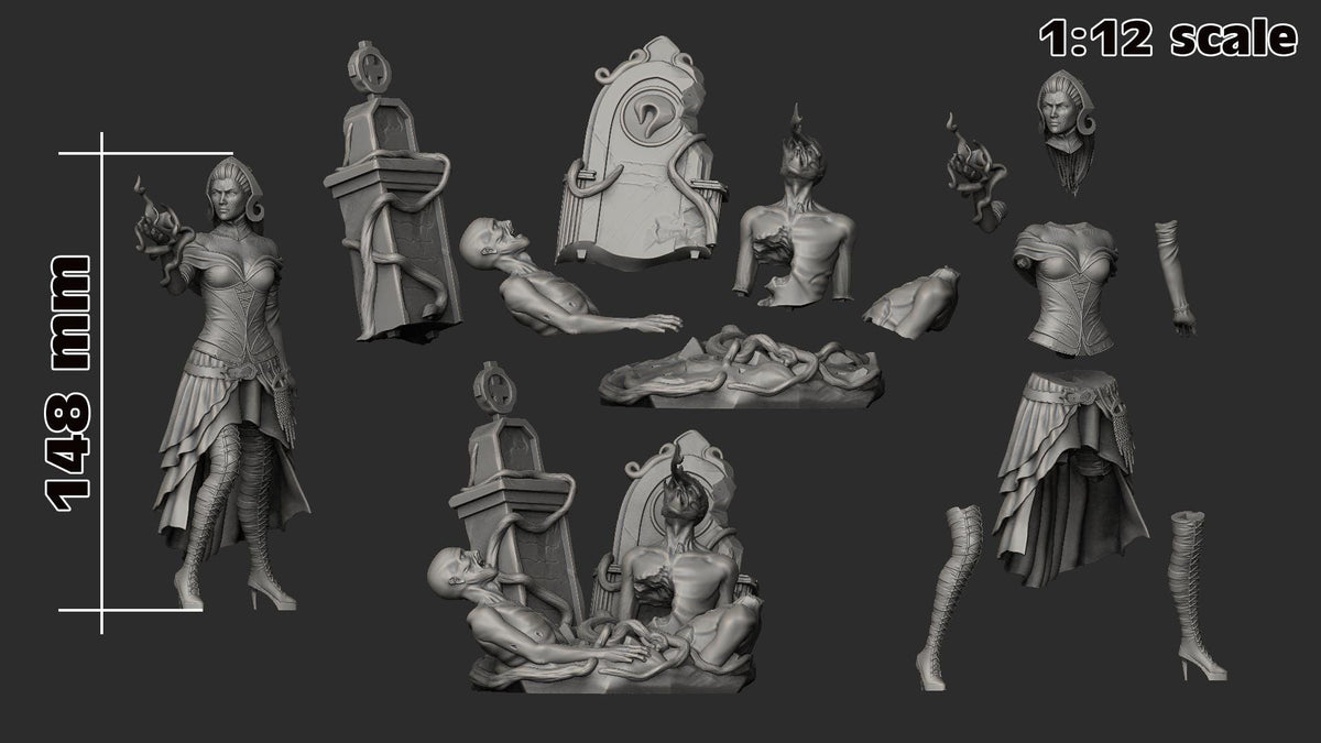 Liliana Vess Figure - resin miniature view 5