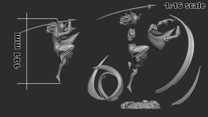 Malenia Figure - Elden Ring - resin miniature view 5