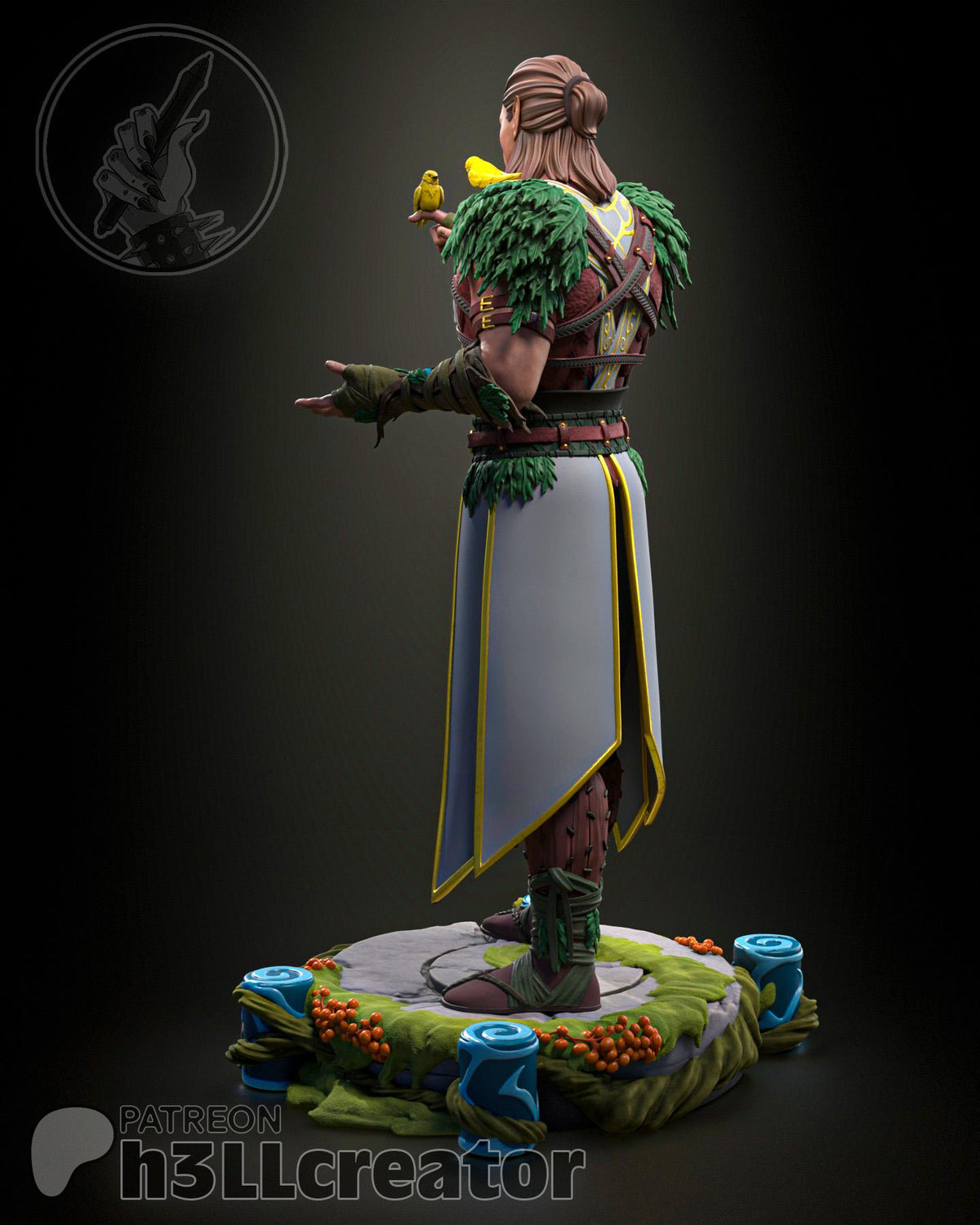 Halsin Figure - Baldur's Gate 3 - resin miniature view 6