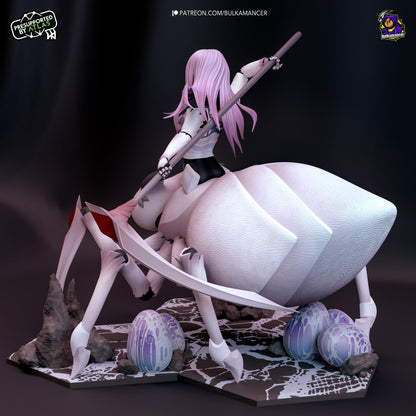 Kumoko and Her Children So'm a Spider Figure - 3D printed miniature detail view