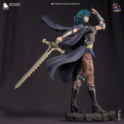 Byleth Figure - Fire Emblem - resin tabletop miniature alternate angle
