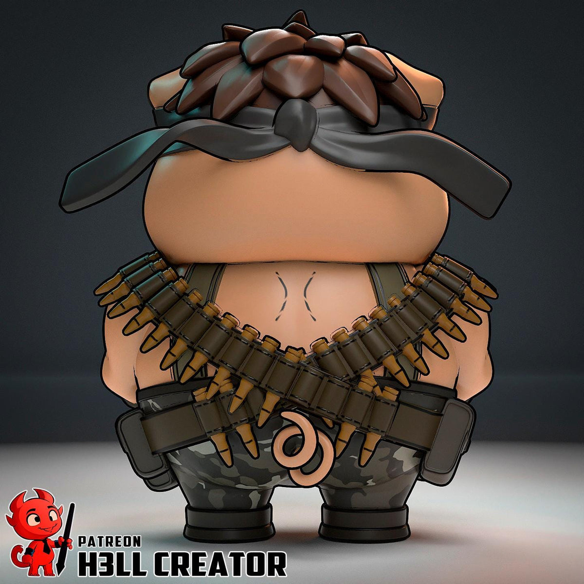 Solid Snake Metal Gear Solid Chibi Figure - resin miniature view 7
