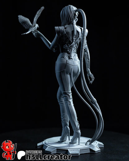 Songbird Figure - Cyberpunk 2077 - resin miniature view 6