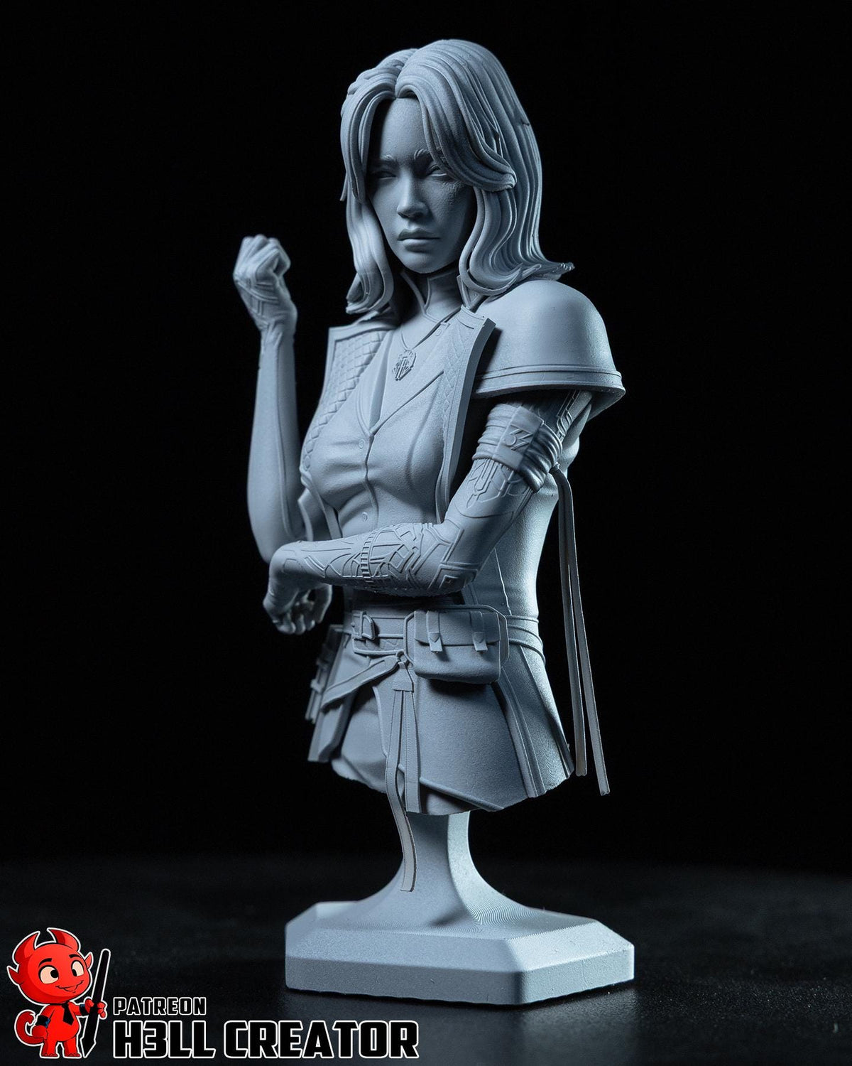 Lune Bust - Clair Obscur: Expedition 33 - paintable tabletop miniature product view