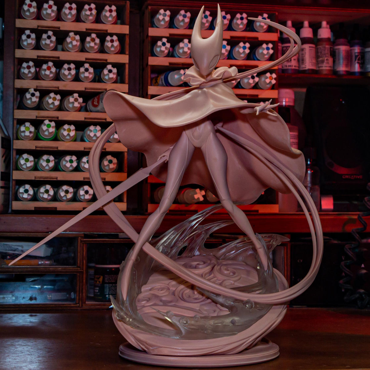 Hornet Hornet Knight Silksong Figure - resin tabletop miniature alternate angle