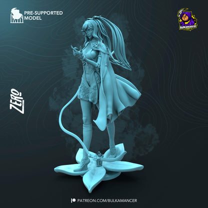 Zero Drakengard 3 Figure - resin tabletop miniature alternate angle