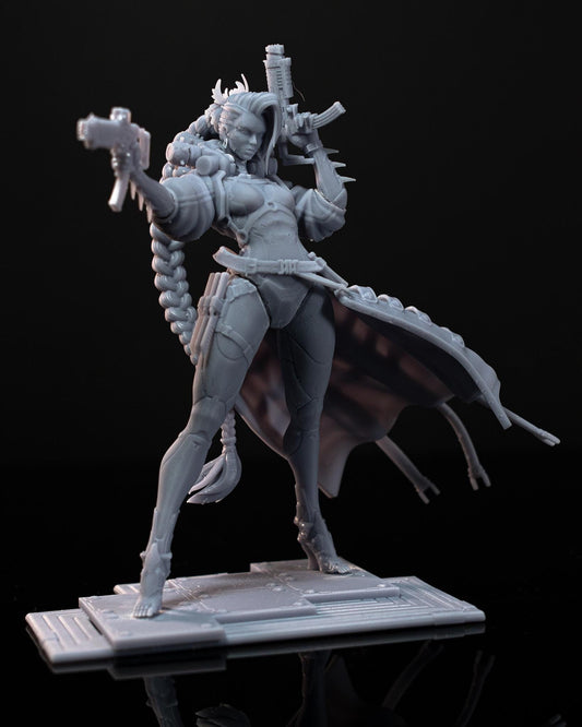 Rin Figure - resin tabletop miniature front view