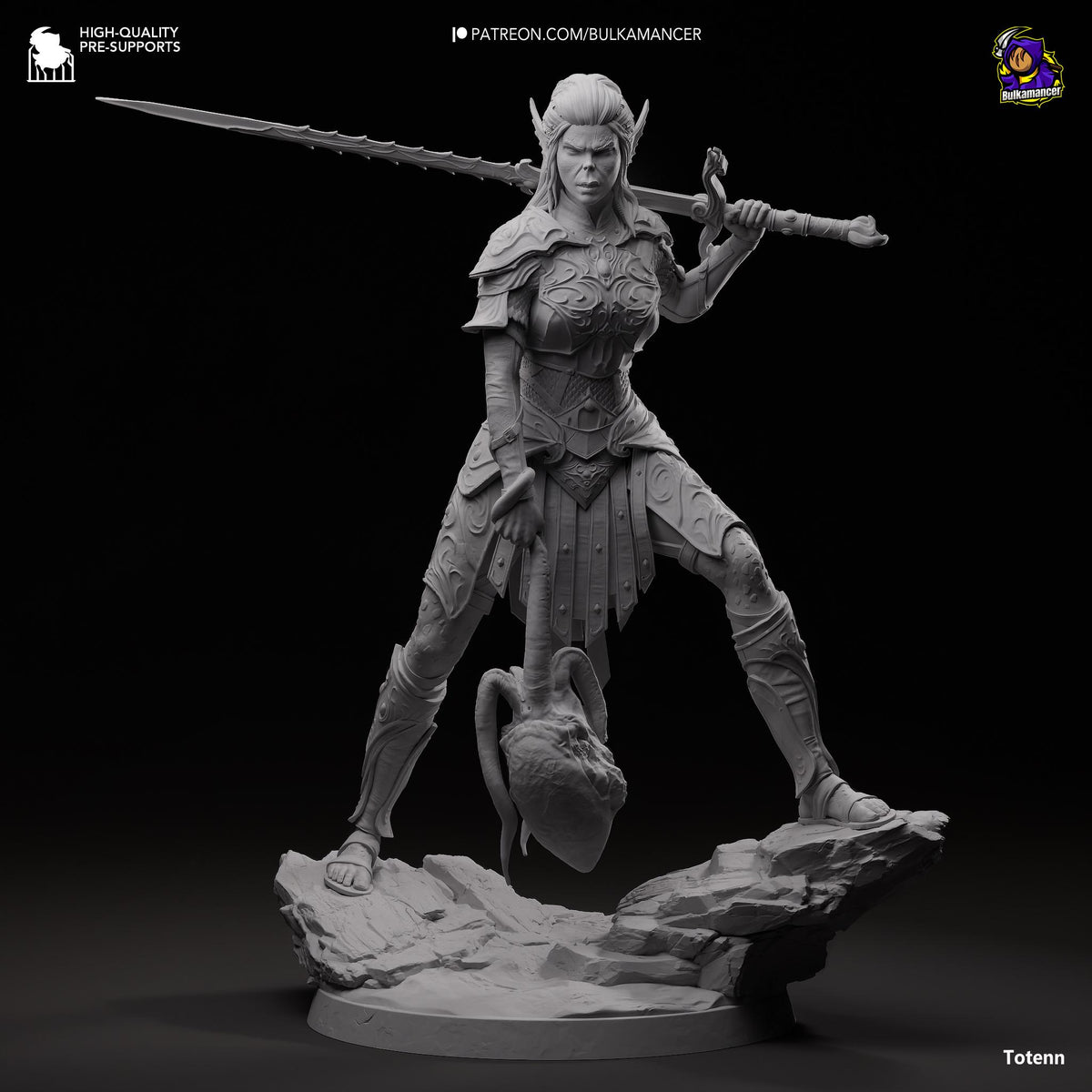 Lae'zel Figure - Baldur's Gate 3 - resin miniature view 5
