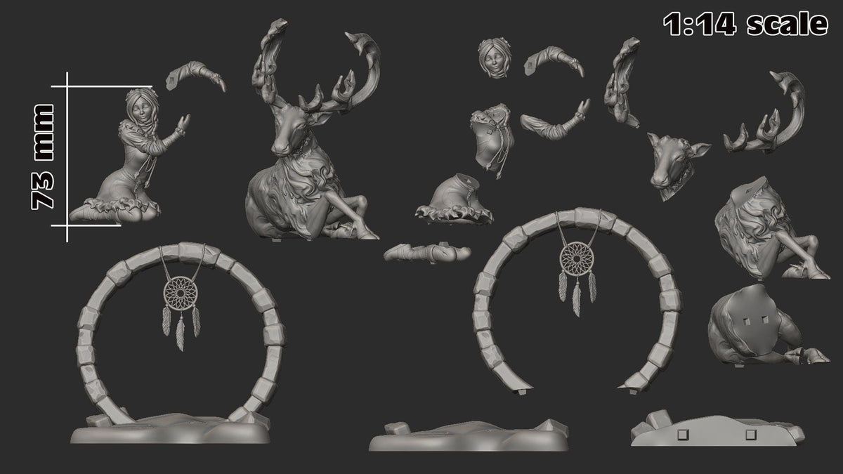 Avery H3LLCreator Concept Figure - resin miniature view 5