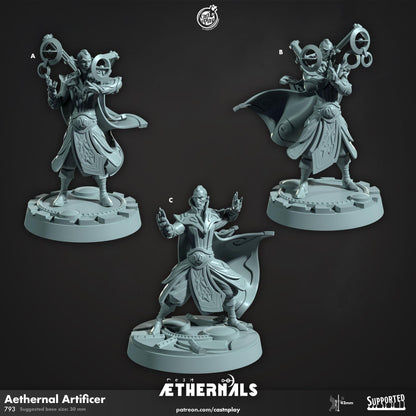 Artificer Miniature - resin tabletop miniature alternate angle