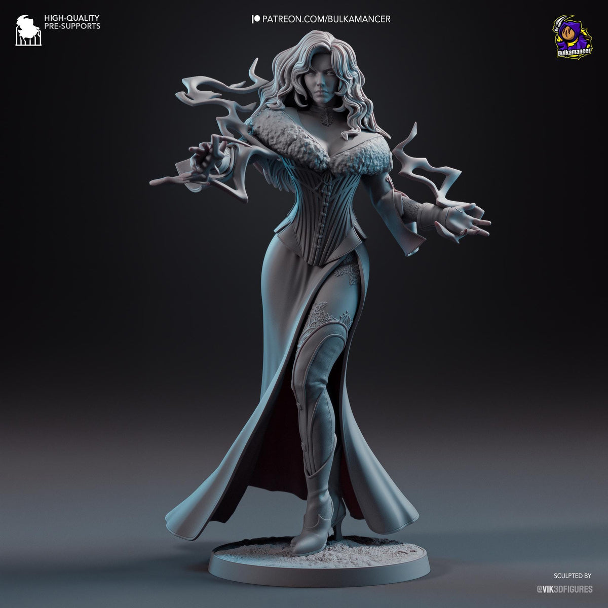 Yennefer The Witcher Figure - paintable tabletop miniature product view