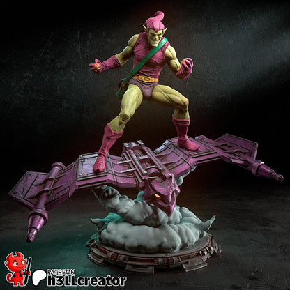 Green Goblin Figure - Spider-Man - resin tabletop miniature front view