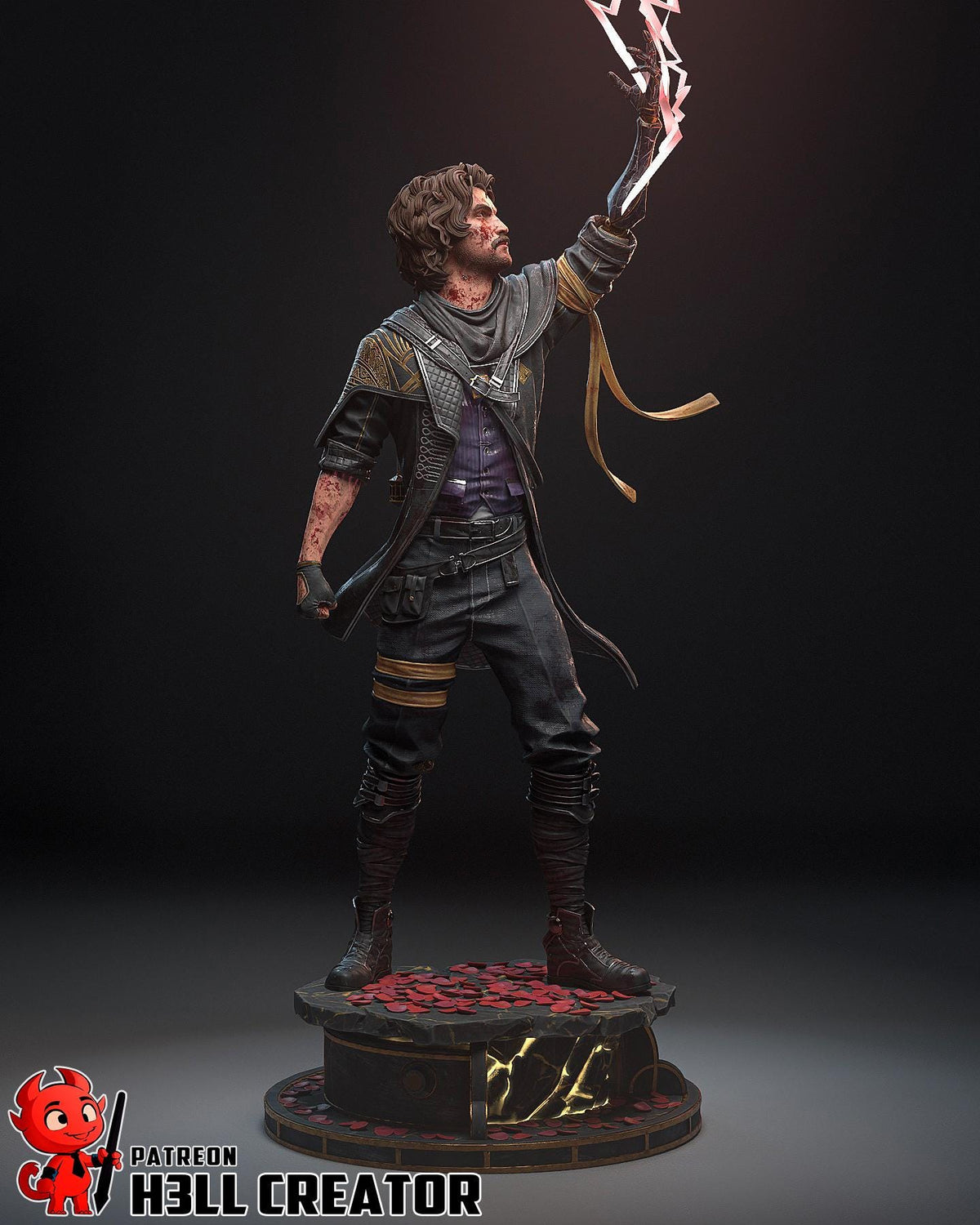 Gustave Figure - Clair Obscur: Expedition 33 - resin tabletop miniature alternate angle