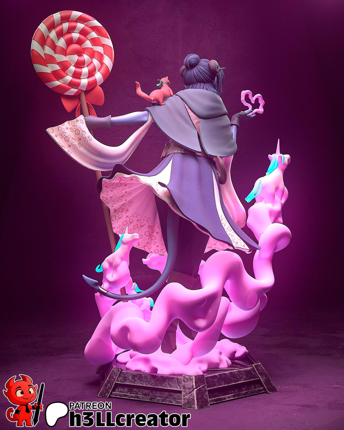 Jester Critical Role Figure - resin miniature view 5