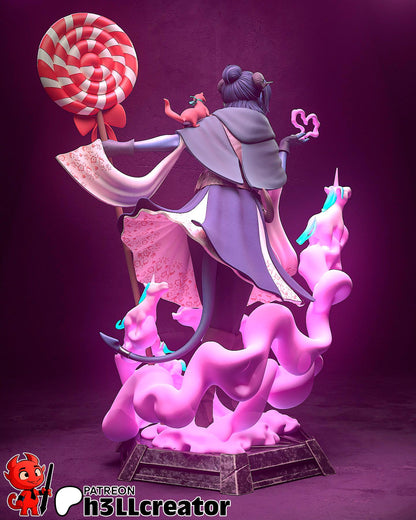 Jester Critical Role Figure - resin miniature view 5