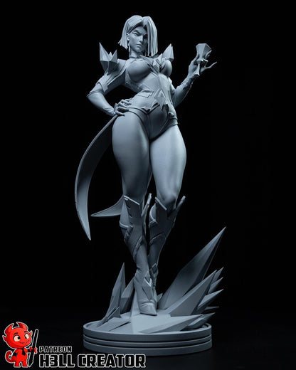 Emma Frost Figure - Marvel Rivals - resin miniature view 5
