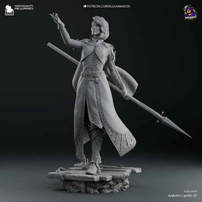 Isobel Figure - Baldur's Gate 3 - 3D printed miniature detail view