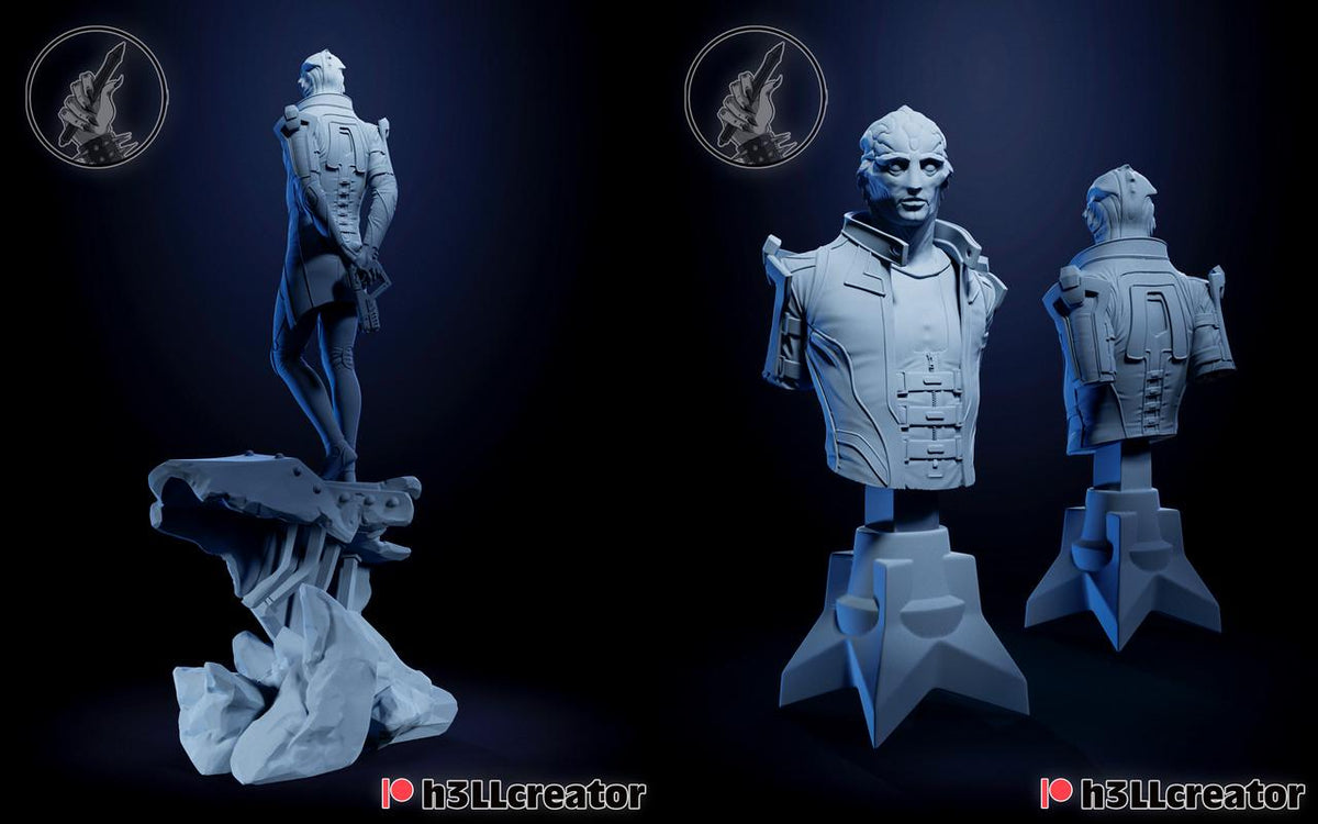 Thane Krios Figure - Mass Effect - resin miniature view 5