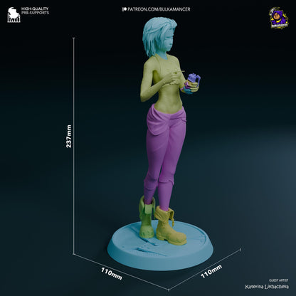 Jinx Broken Figure - Arcane - resin miniature view 8