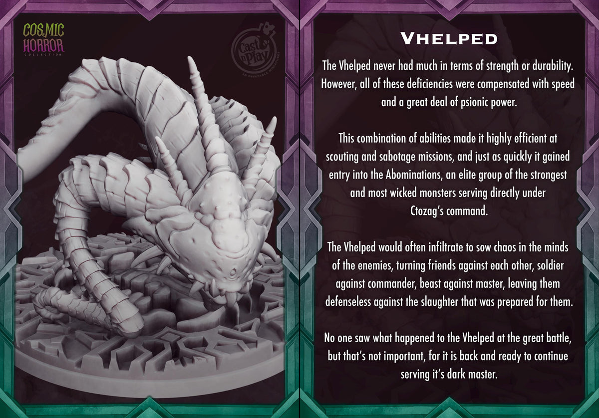 Abomination Miniature - 3D printed miniature detail view