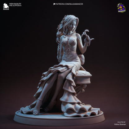Aerith Figure - Final Fantasy VII - resin miniature view 5