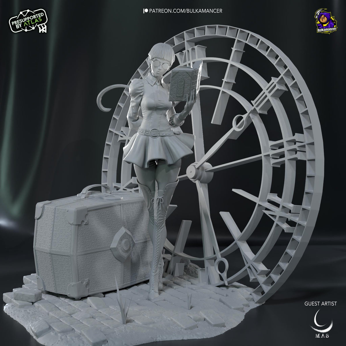 Nanoha Takamachi Magical Girl Lyrical Nanoha Figure - 3D printed miniature detail view