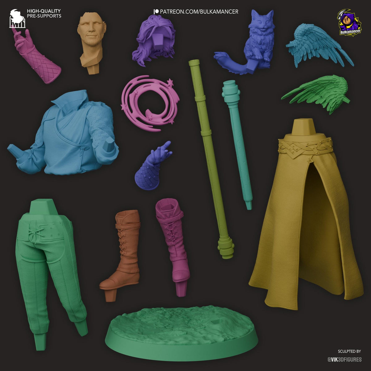 Gale Figure - Baldur's Gate 3 - resin miniature view 8