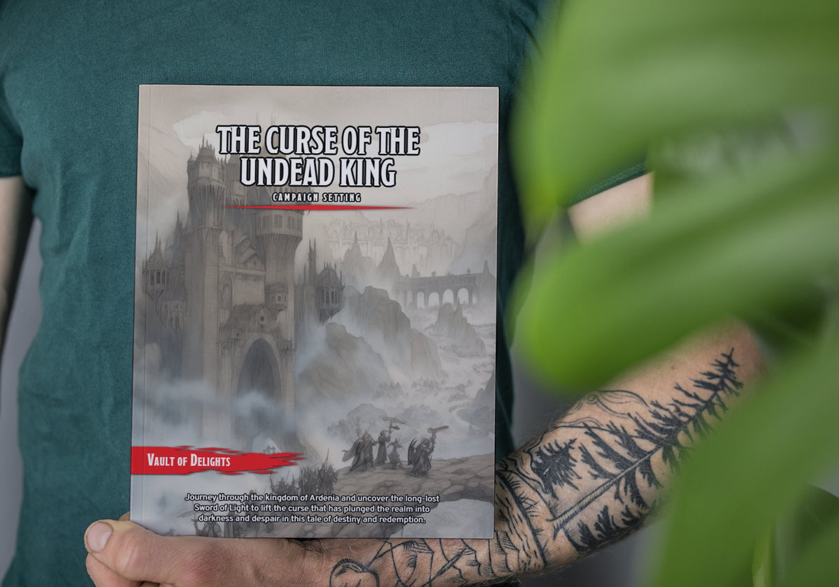 Curse of the Undead King Campaign Setting - printable tabletop RPG resource preview
