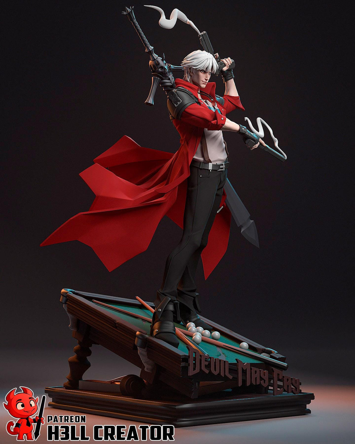 Dante Devil May Cry 4 Figure - resin miniature view 7