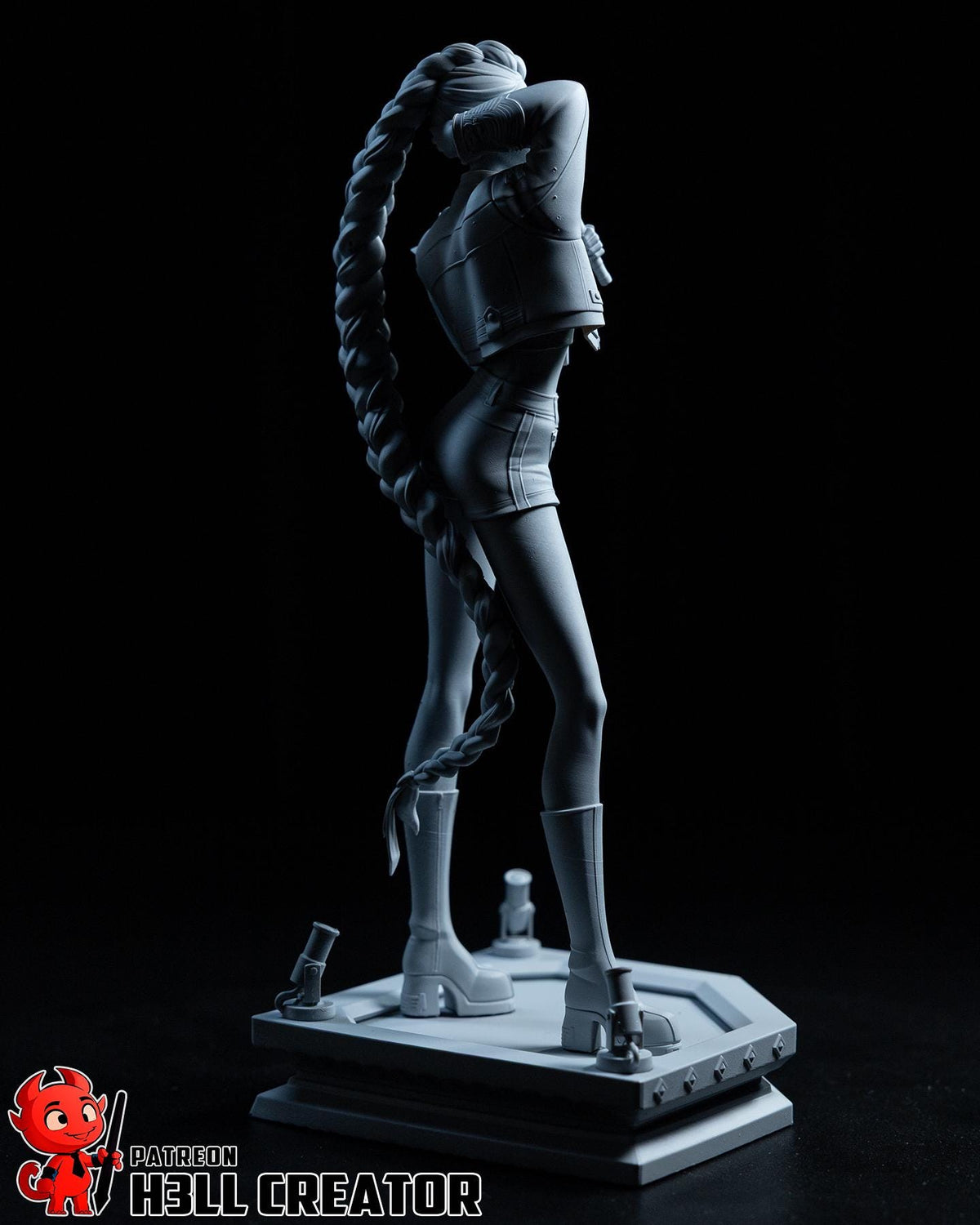 Rumi KPop Demon Hunters Figure - resin tabletop miniature alternate angle