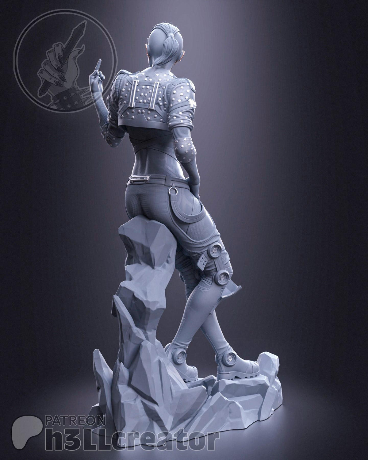 Jack Figure - Mass Effect - resin miniature view 6