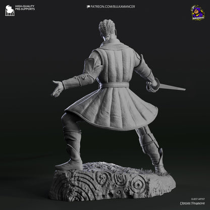 Wyll Figure - Baldur's Gate 3 - resin miniature view 6