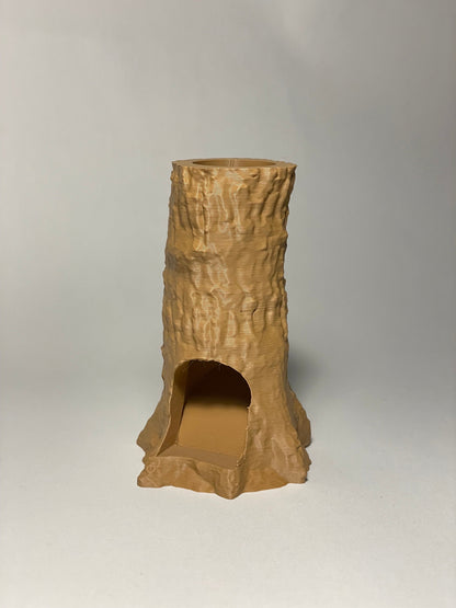 Tree Stump Dice Tower - resin miniature view 6